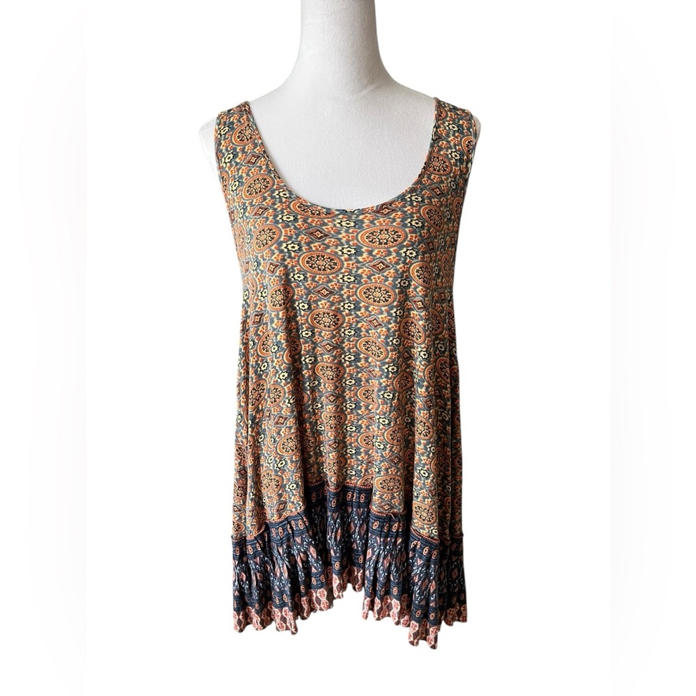 FREE PEOPLE FP ONE Bohemian Coastal Tunic Large